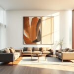 Abstract Wall Art Inspired by Nature and Landscapes