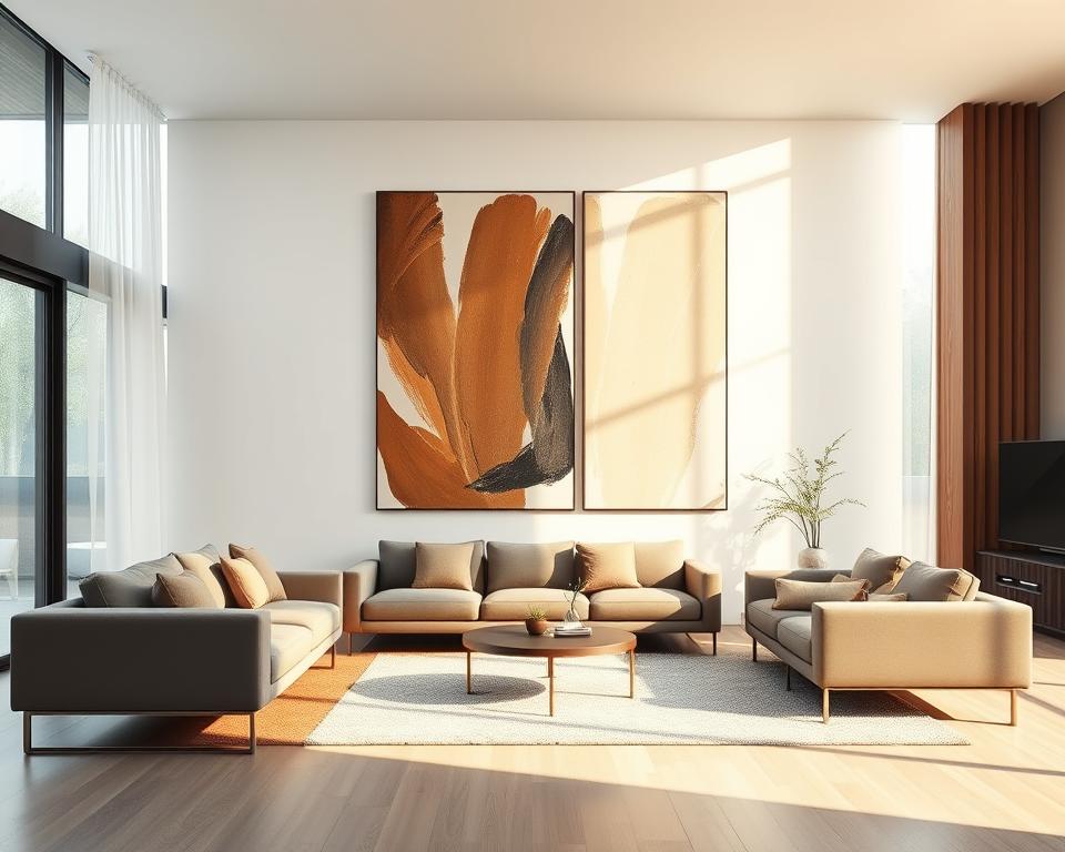 Abstract Wall Art Inspired by Nature and Landscapes