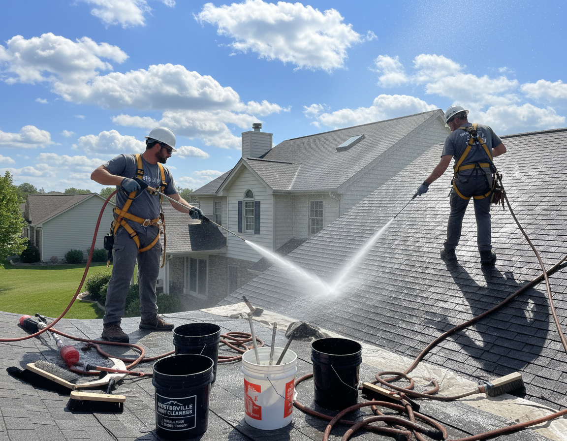 Soft Wash Roof Cleaning in Upper Arlington For Year-Round Care