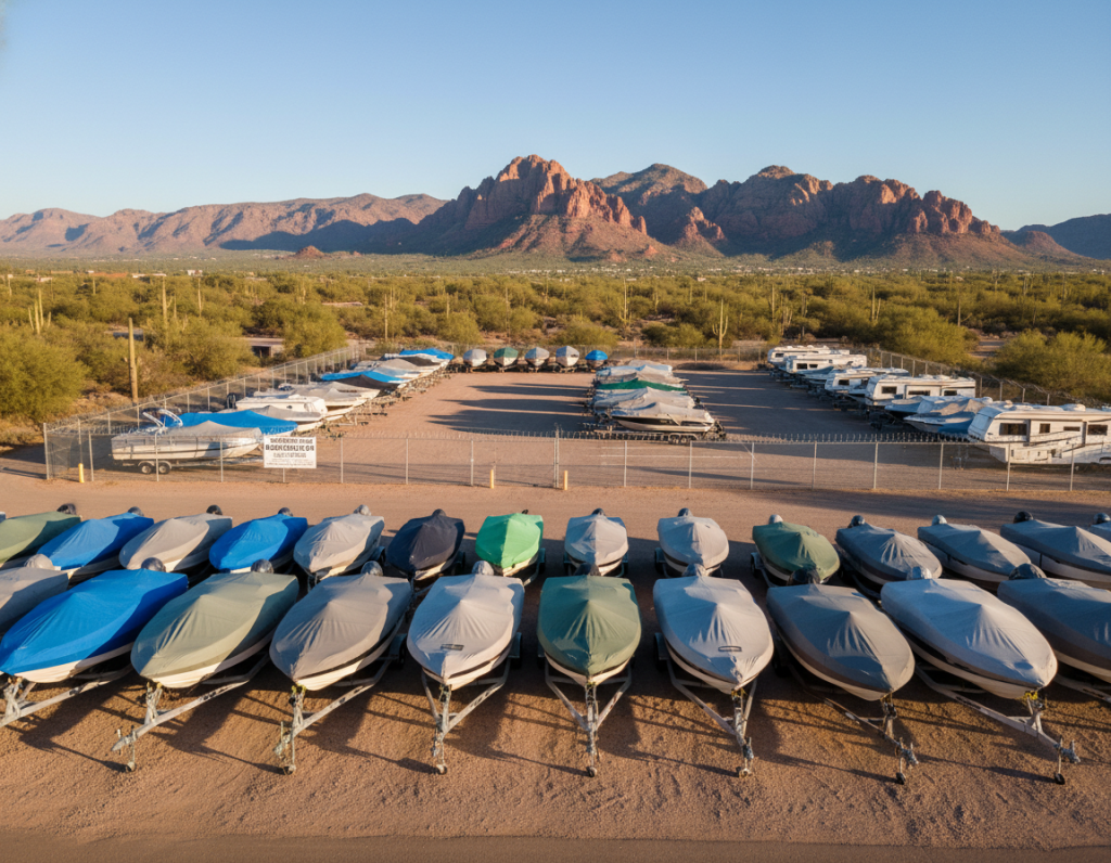 Easy Access RV Storage Glendale Arizona Off Bell Road